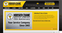 Desktop Screenshot of hoosiercrane.com